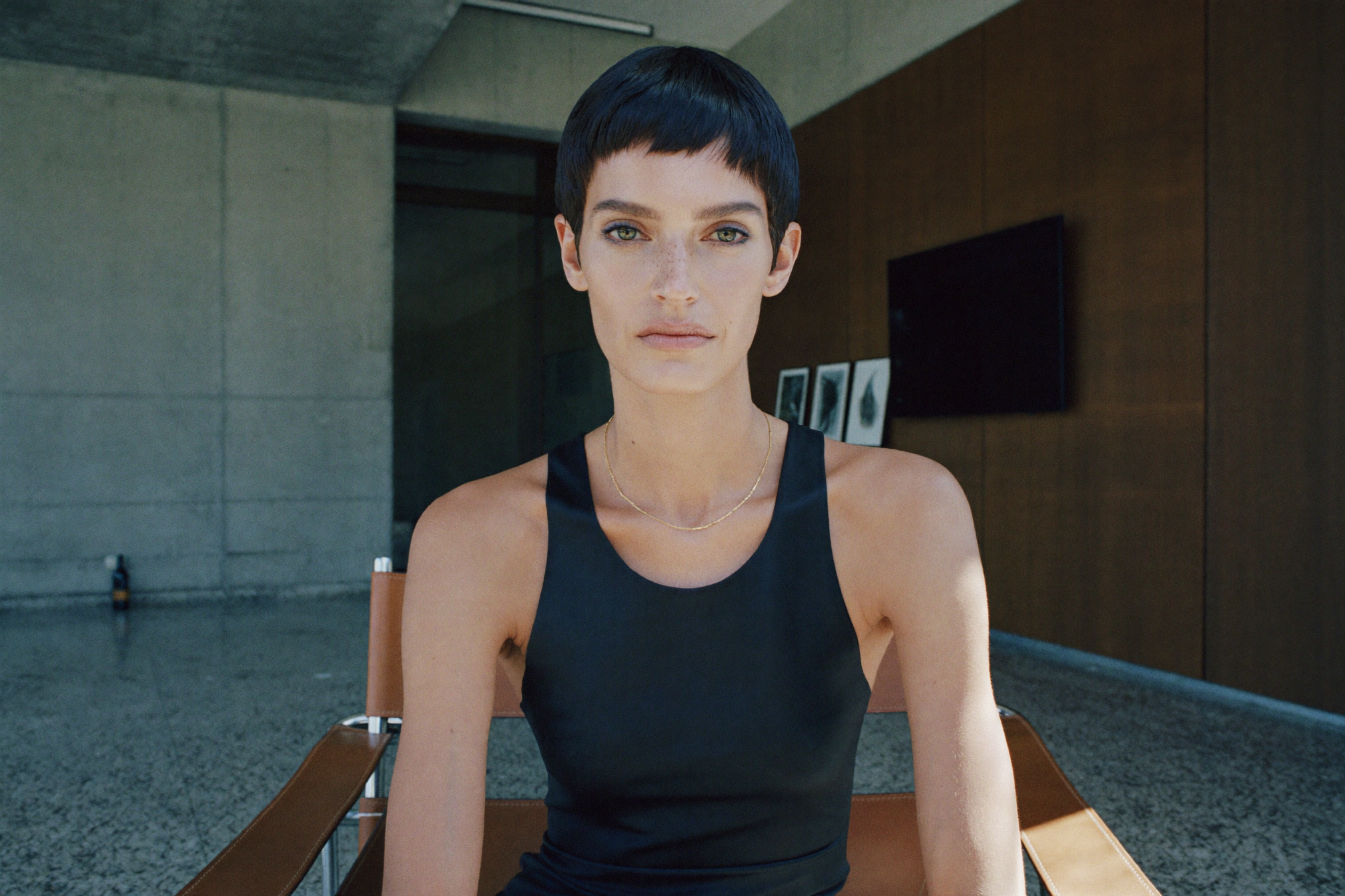 Editorial portrait of a woman with luminous skin, AUTEUR peptides versus retinol journal