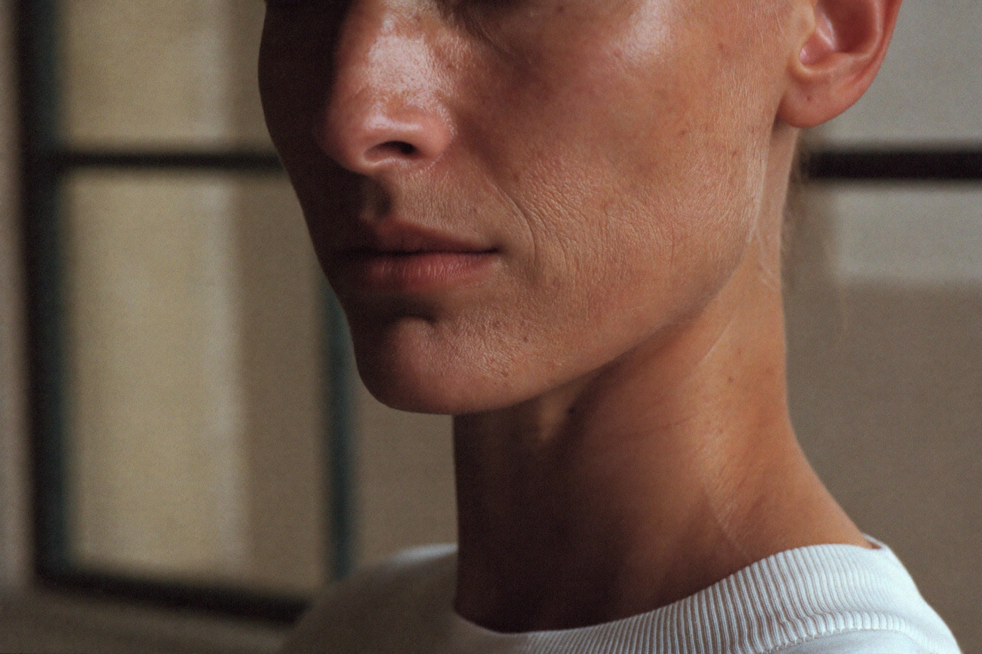 Editorial closeup of skin texture, AUTEUR skin barrier repair journal