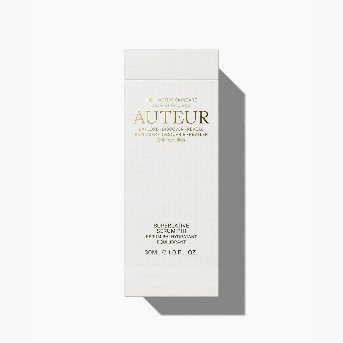 AUTEUR Superlative Serum Phi editorial lifestyle shot